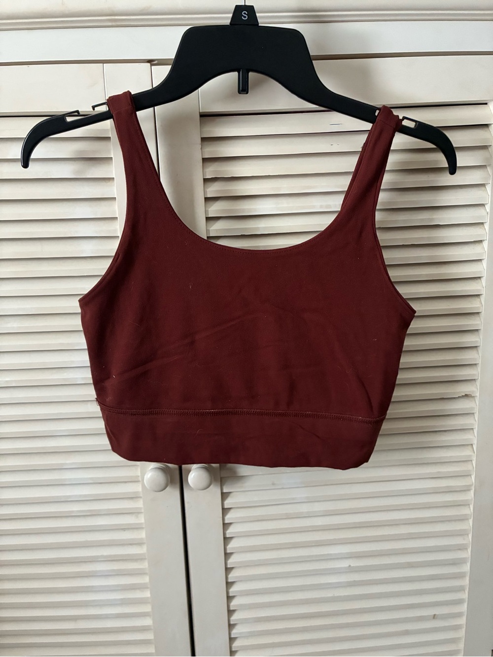 Nike Yoga Scoop Sports Bra - Rust Brown